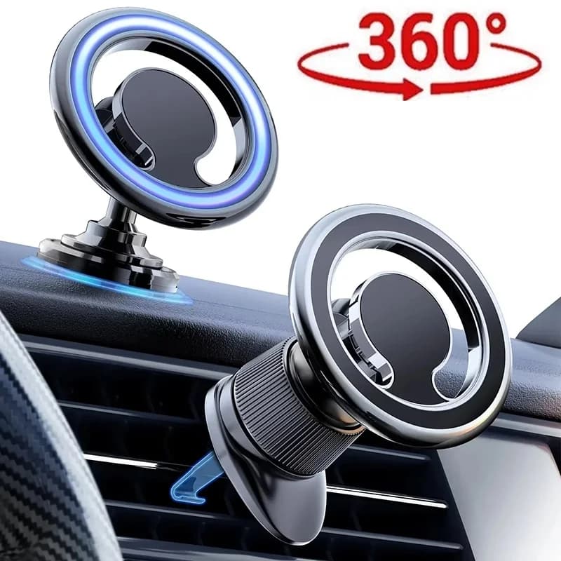 Supporto Magnetico per Telefono da Auto per Bocchetta dell'Aria, Supporto Magnetico Potente per Apple Magsafe, iPhone 17, 16, Xiaomi, Huawei