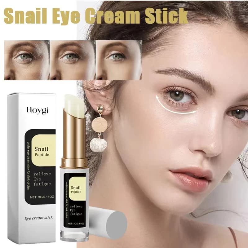 Lumaca Mucina Crema per gli occhi Stick W-ruggine Rimozione Schiarente Cerchio scuro Rimuovi la borsa per gli occhi Anti-gonfiore Rassodante Dissolvenza Linee sottili