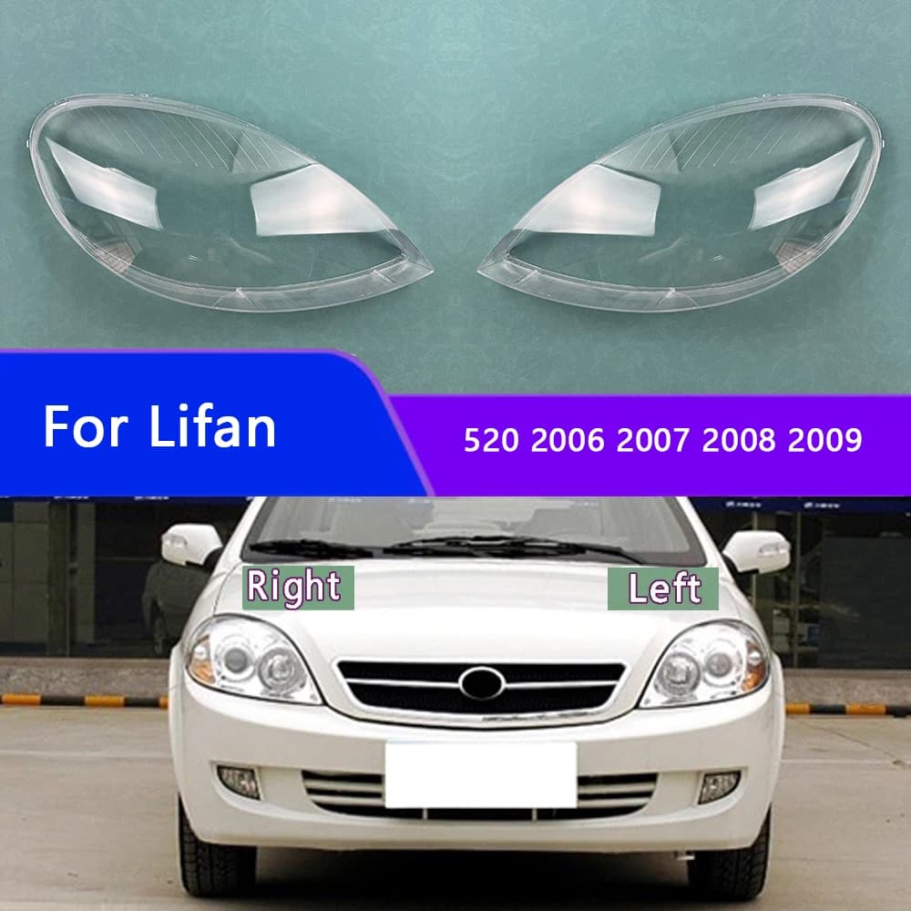 Per Lifan 520 2006 2007 2008 2009: Copertura Trasparente per Faro Anteriore, Sostituzione del Paralume Originale