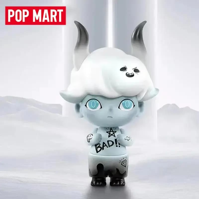 POP MART Dimoo Serie retrò Scatola cieca Scatola misteriosa Guess Bag Giocattoli Bambola Cute Anime Figure Ornamenti per il desktop Collezione Regalo carino