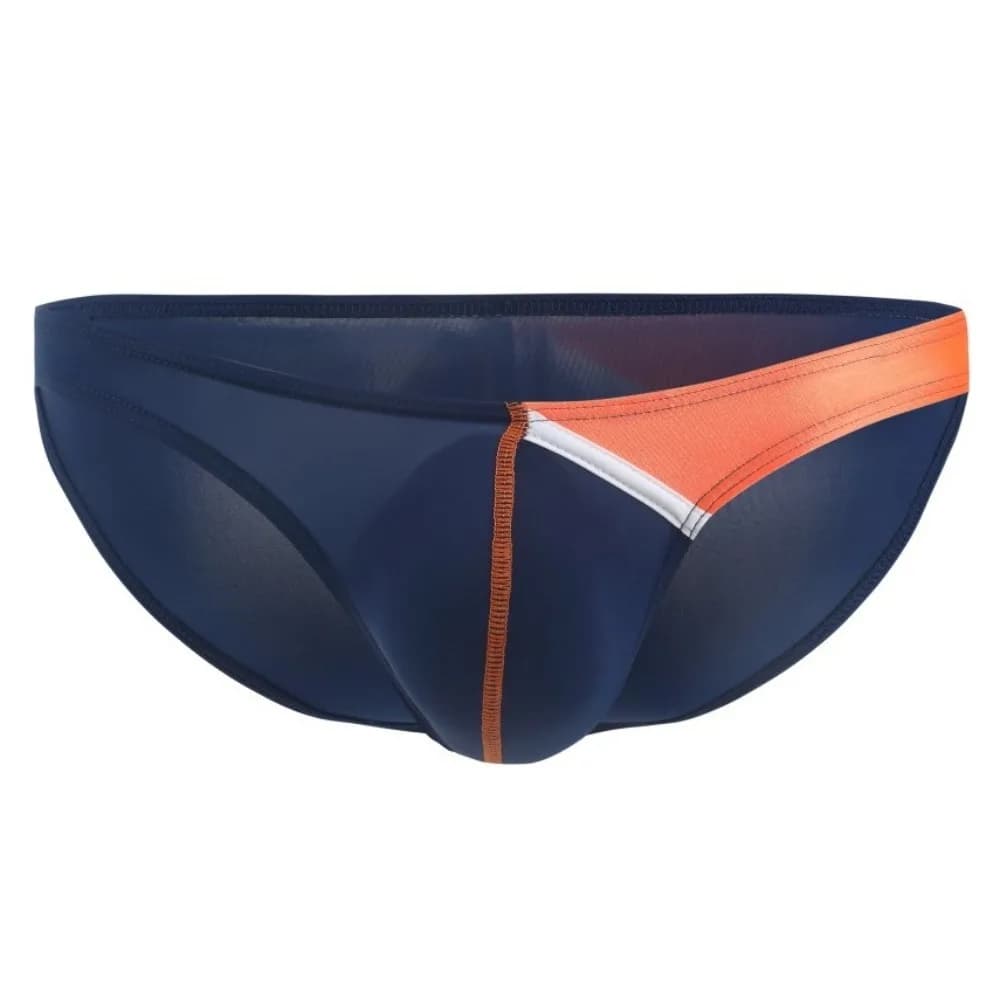 Creative Thin Men's Triangle Panties Low Waist Breathable Men's Underwear Lingerie T Back Briefs Summer