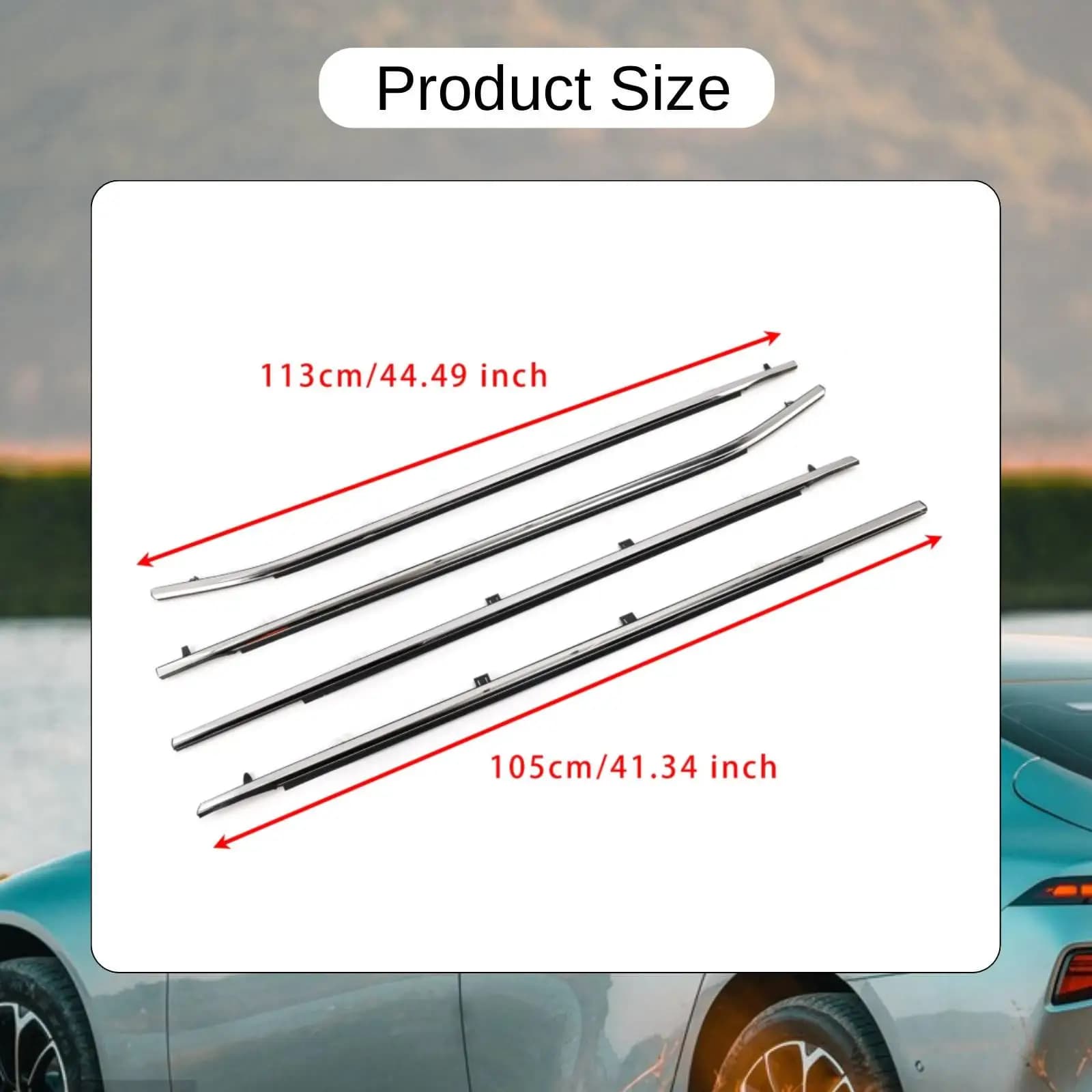 Front Rear Left Right Door Automotive Weatherstrip Seal Set Practical for Honda Odyssey 2011-2017 Easy to Use