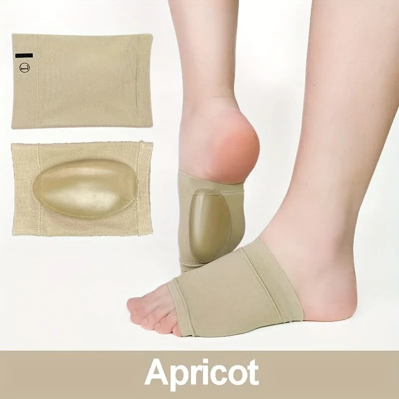 Solette Ortopediche in Silicone con Supporto per Arco Plantare, per Uomo e Donna, Correttore per Piede Piatto, Sollievo dal Dolore da Fascite Plantare, Calzini a Compressione