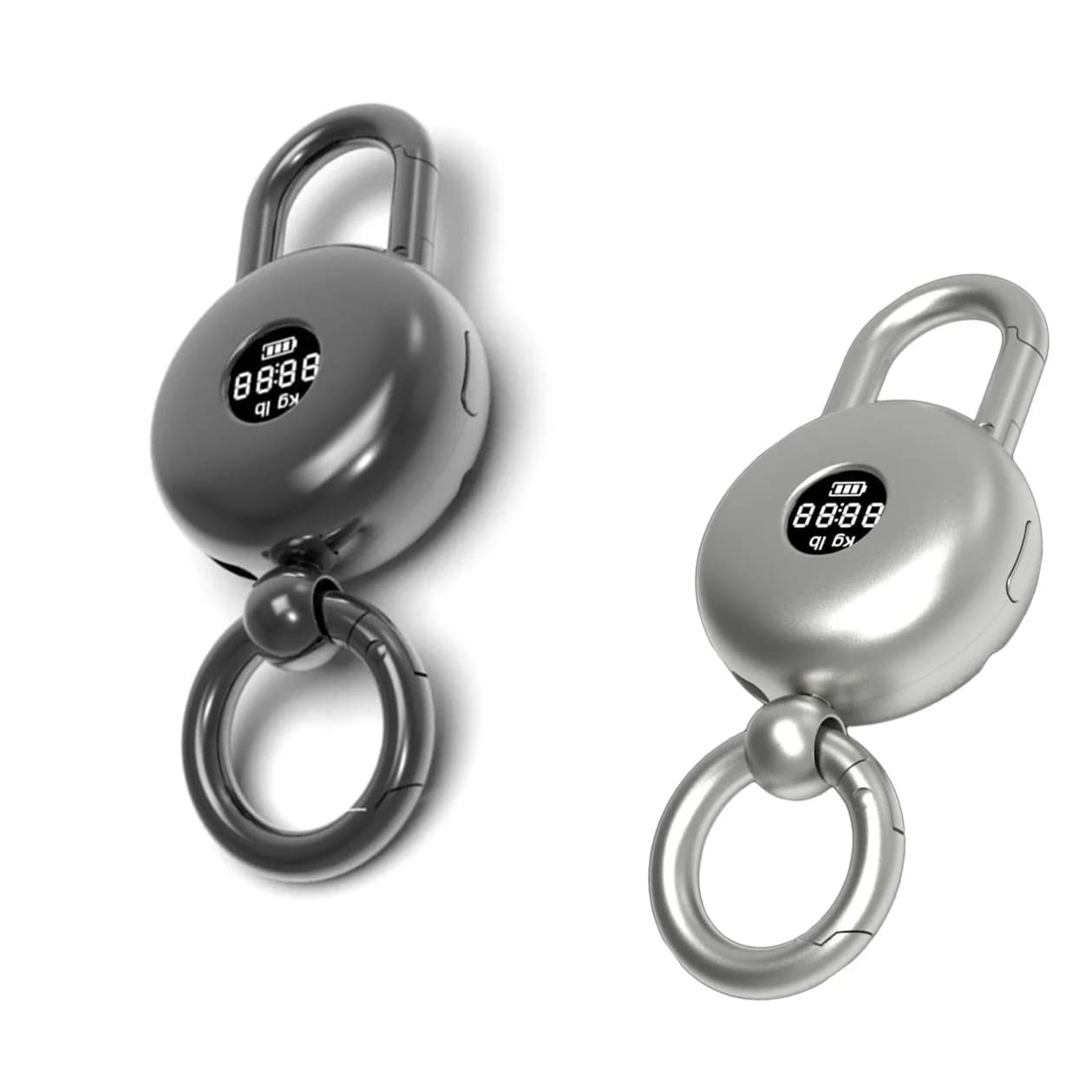1 pz mini bilancia a gancio bilancia digitale per valigia appesa pesatura tasca portachiavi misuratore di peso utensile elettrico di misurazione tipo C
