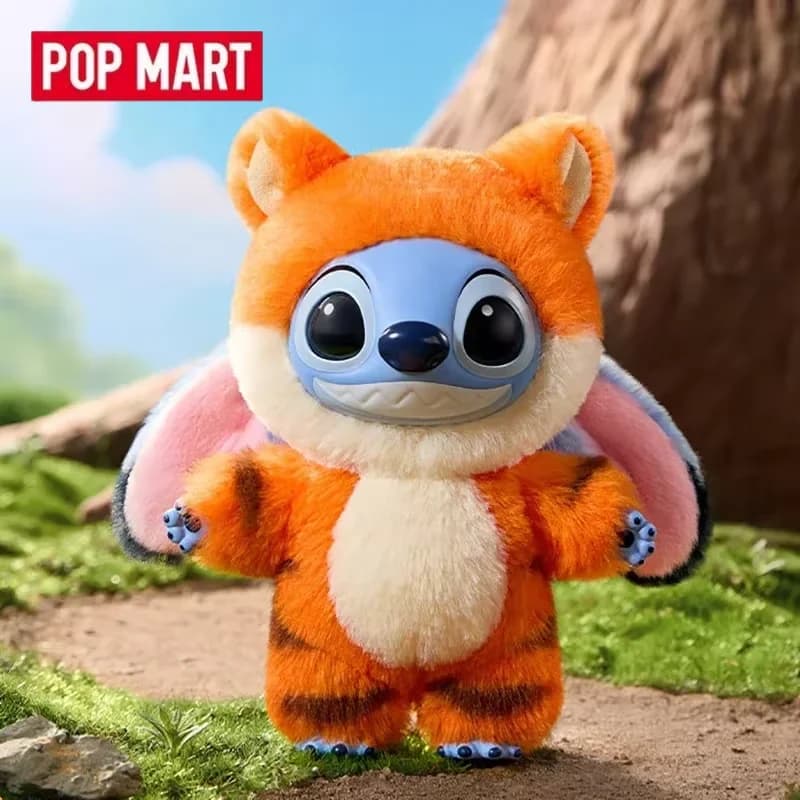 POP MART Disney Stitch Adventure Series - Giocattoli in vinile e peluche a sorpresa, action figure anime Kawaii, Mystery Box, bambole regalo
