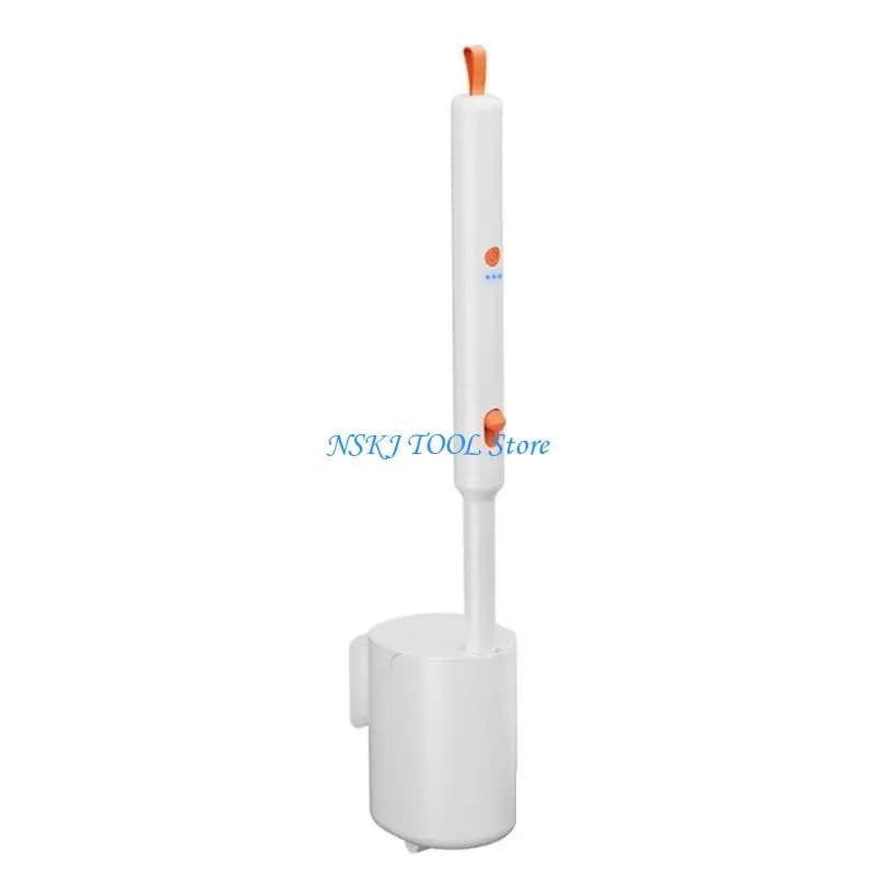 L8RC Wall Mounted Electric Toilet Cleaner Replaceable Brush Head 360 Spin Scrubber