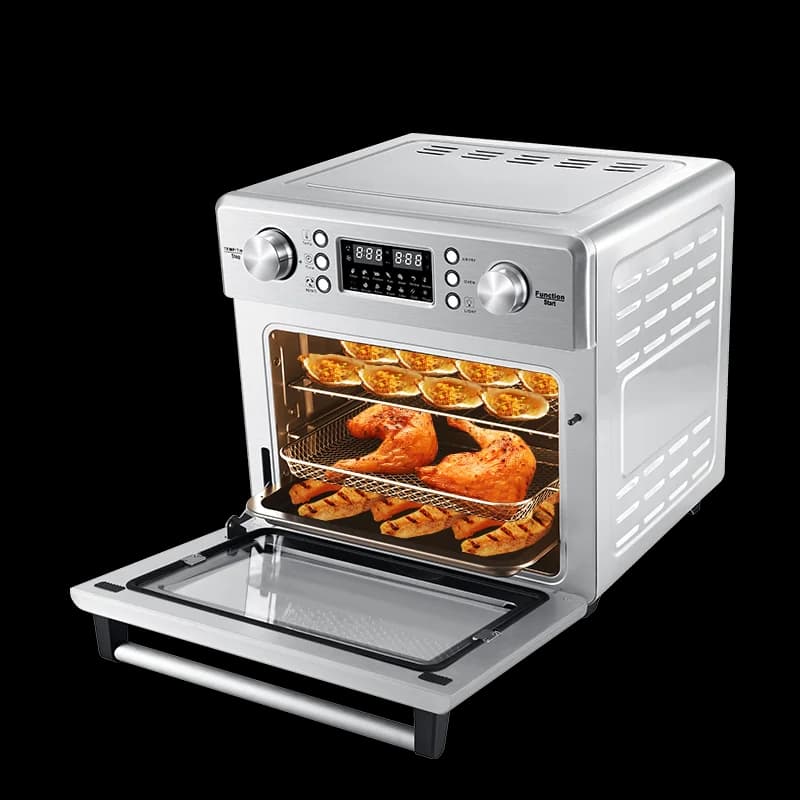 Rolling Function Baking Food Air Fryer Wifi Electric For Toaster Chicken Turkey Big Air Frye With Oil Tray