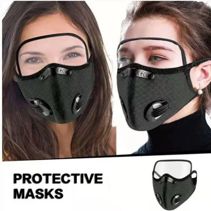 SHIZIWANGRI Cycling Face Mask Sport Washable Reusable with Filter Dust Mask Facemask for men Bandana Actived Carbon Filters