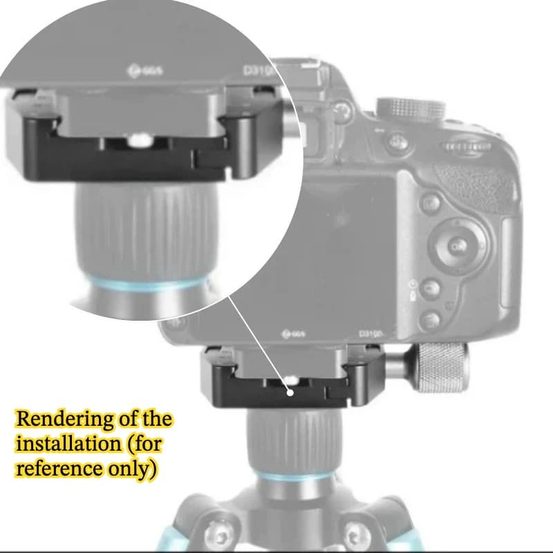 Metal Quick Release Clamp Plate Tripod Mount Adapter Camera Quick Release Base for Telescope Accessories