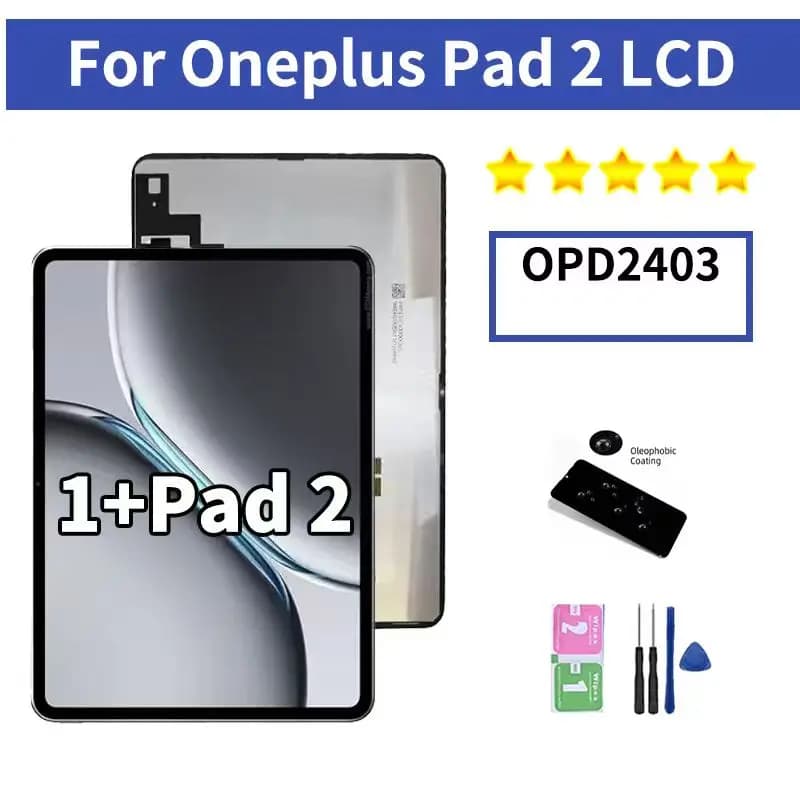 12.1" Tested For OnePlus Pad 2 LCD Display Touch Screen Digitizer Glass Assembly For OnePlus Pad2 OPD2403 LCD Replacement