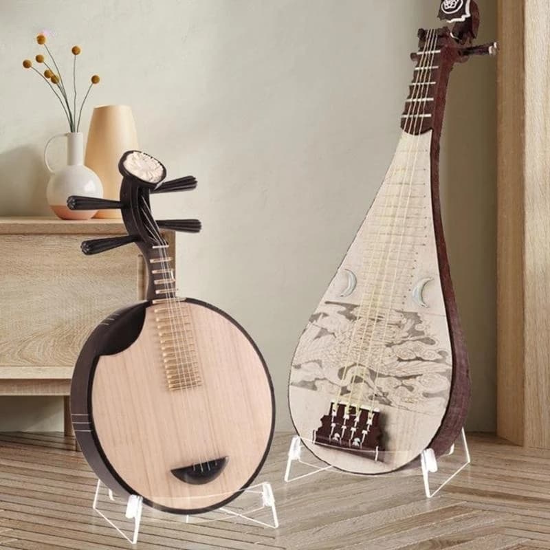77UF Violini Ukulele Base portastrumenti a corde con superfici lisce, supporto con telaio a L Staffa da pavimento per chitarra
