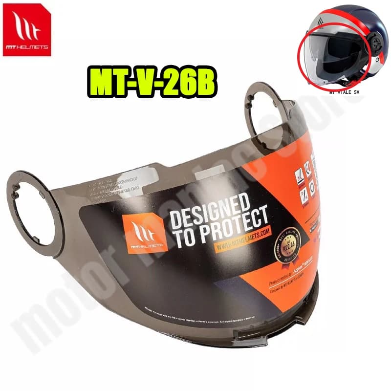 MT-V-26B Helmet visor, Helmet Replacement Accessories, MT VIALE SV Sunglasses, Anti-UV lens and Helmet Dust