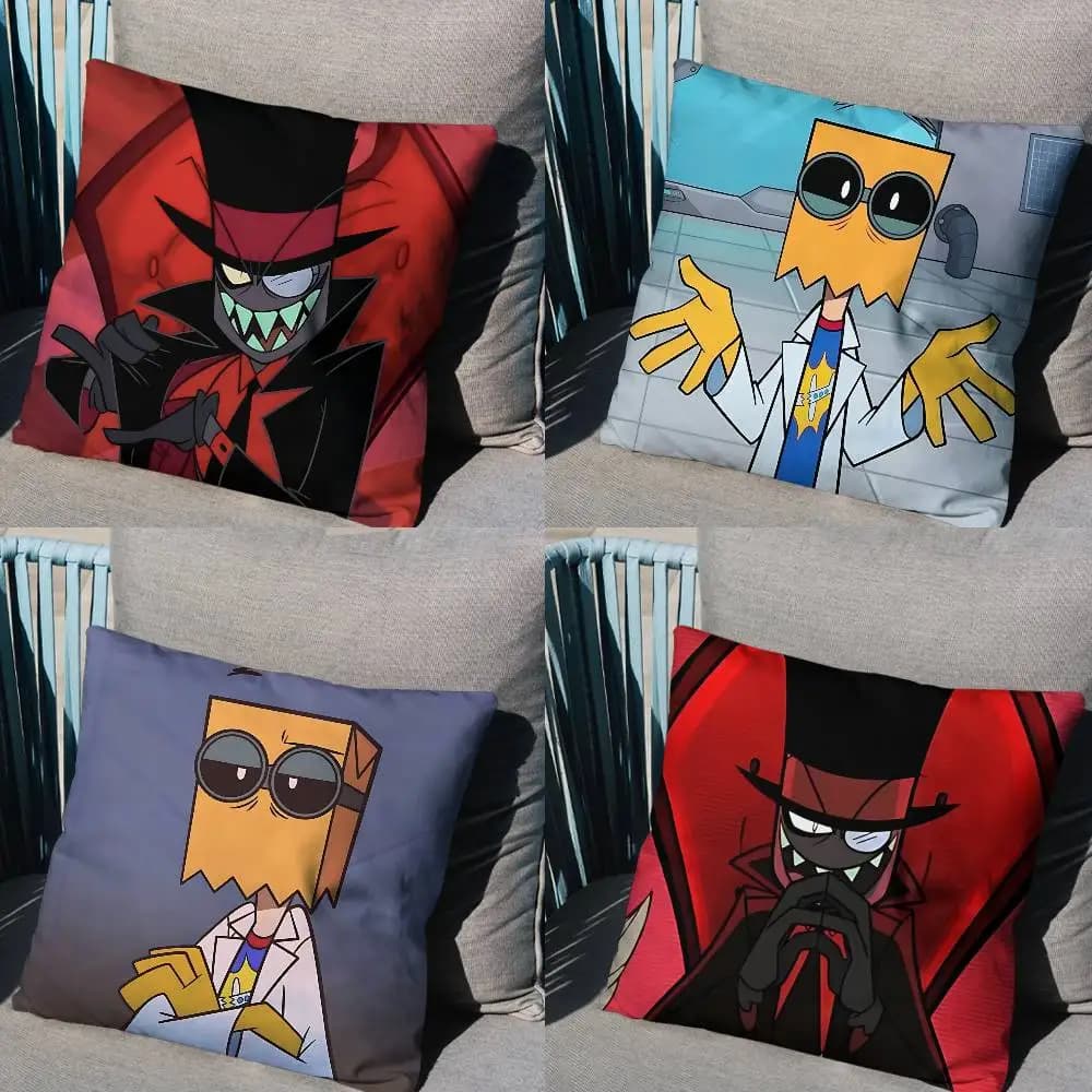Dr. Flugslys Villainous Black Hat - Fodera per cuscino decorativa adatta per divano, auto, camera da letto, ufficio