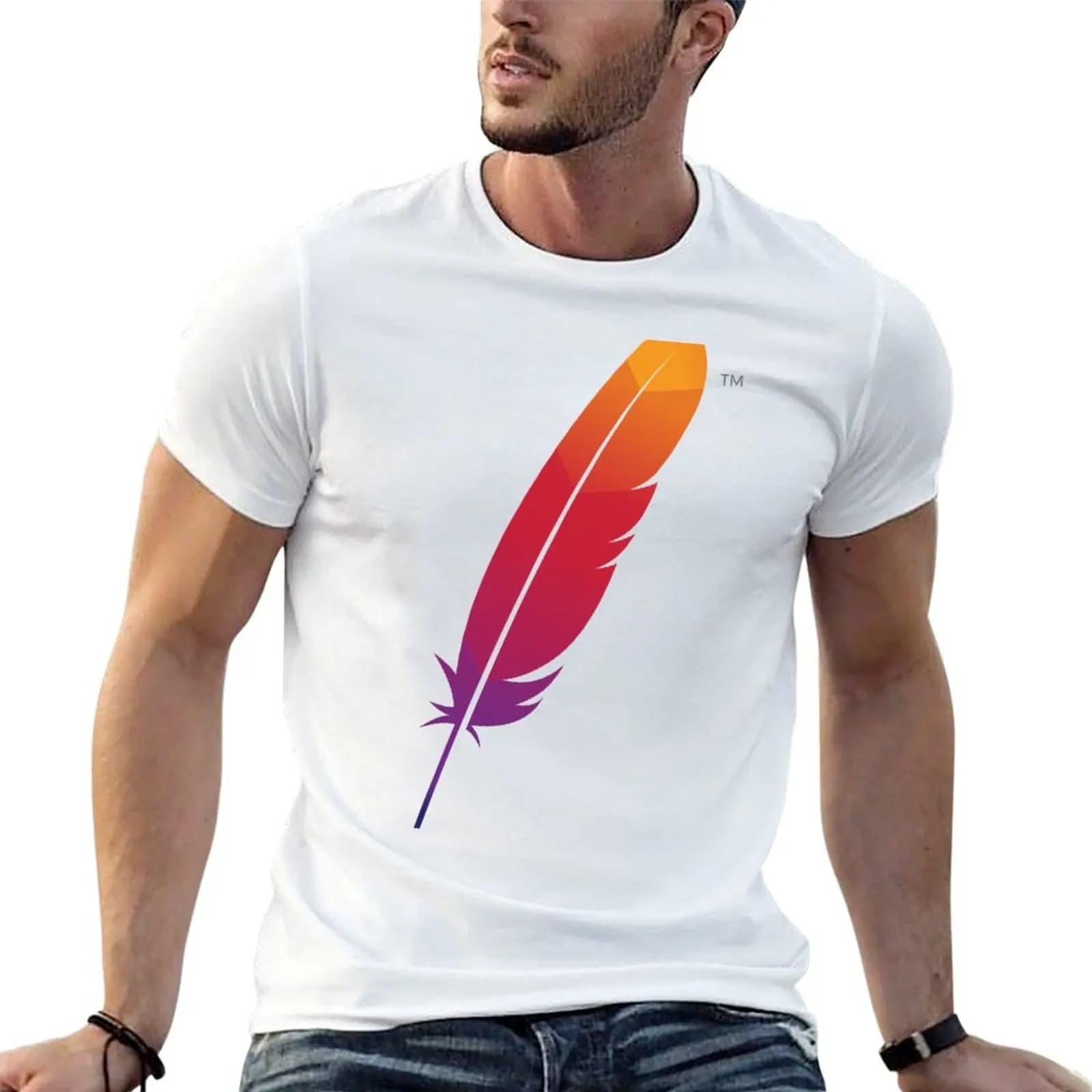 T-shirt della Apache Software Foundation, t-shirt anime, t-shirt oversize da uomo, t-shirt da uomo, t-shirt firmate