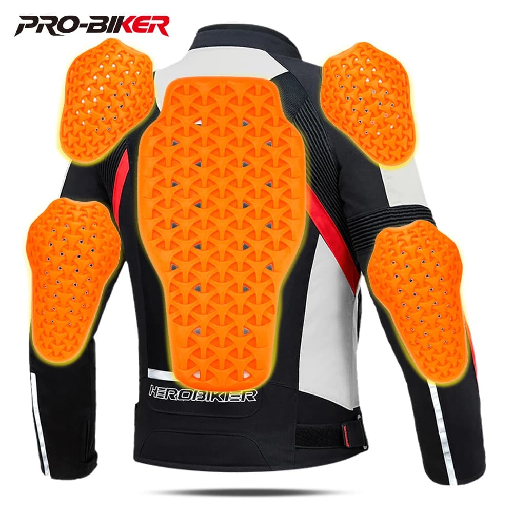 Motorcycles Jacket Riding Protective Accessories Back Protector Motocross Racing Built-in Protective Gear Shoulder Elbow Pad