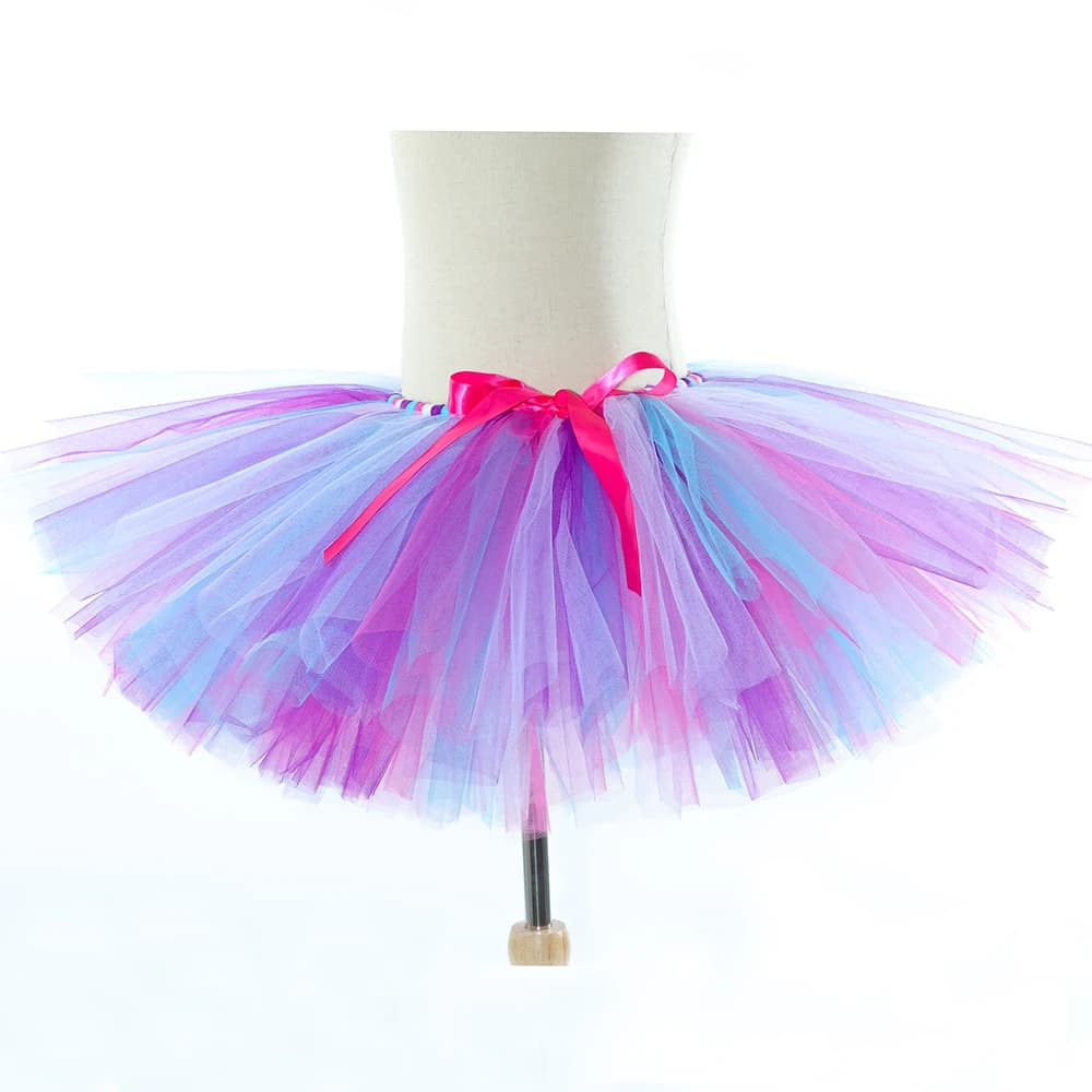 Gonna tutu arcobaleno per ragazze Strati soffici Gonna tutu per bambini Bambina per bambini Vacanza Esegui costume Torta Smash Gonne per ragazze in tulle