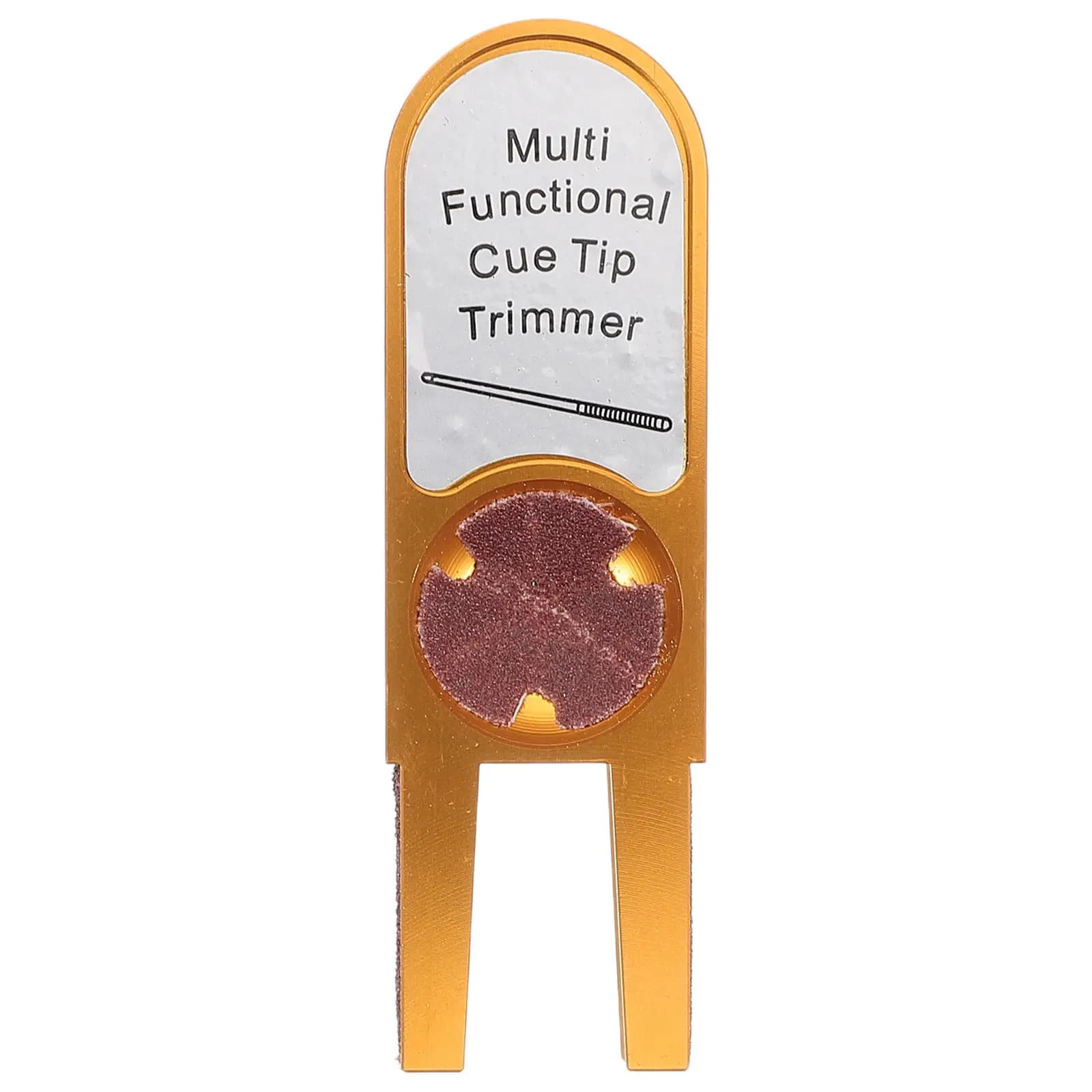 Modellatore per Puntali di Stecche da Biliardo a U in Alluminio, Durevole, Facile da Usare, Accessorio Portatile per Riparazione e Manutenzione