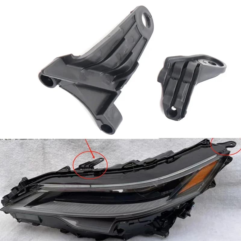 Per Lexus RX300 RX330 RX450 2023-2024 staffa anello di protezione del faro in plastica nera artiglio di fissaggio Kit di riparazione del faro basso dell'auto