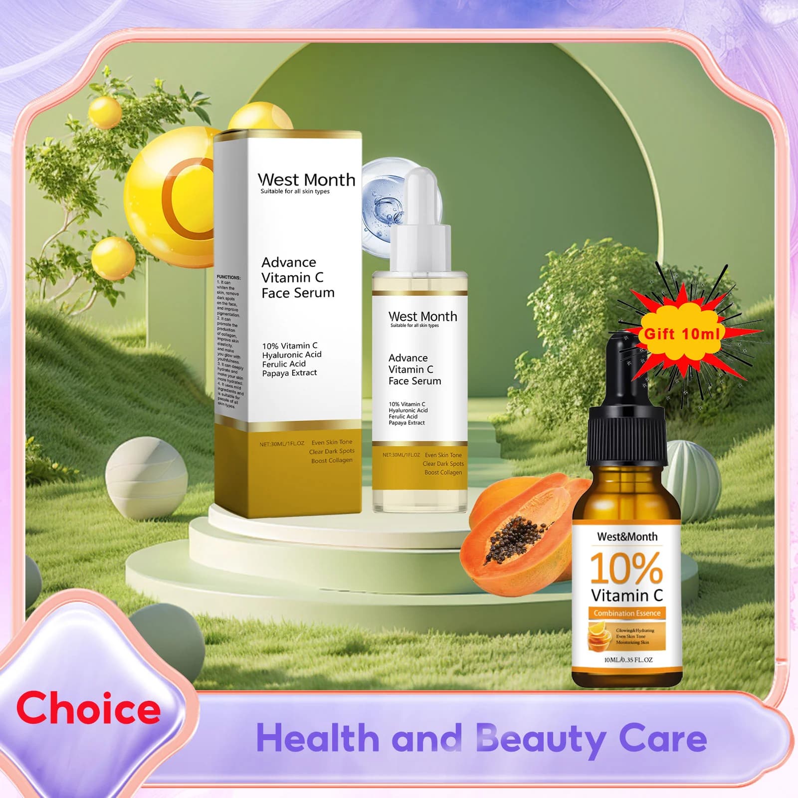 Serum to vitamin C Scratch for face Hyaluronic acid Also skin tone Improves dark spots Hydrating whitening Shaving Essence for face
