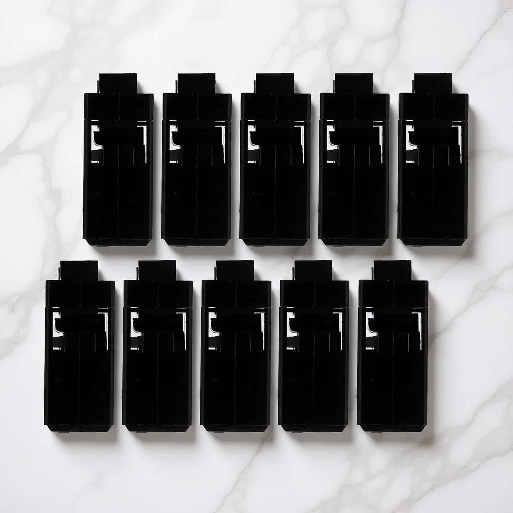 10Pcs Universal Press-Type Trash Can Buckle Garbage Can Replacement Buckles Lightweight Plastic Clip Latch for Office Hotel