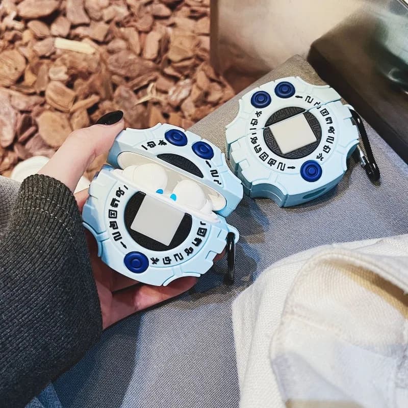 Custodia carina 3D Anime Digimon per custodia Airpods Pro, custodia morbida in silicone per auricolari Bluetooth per custodia Airpods/custodia Airpods 3
