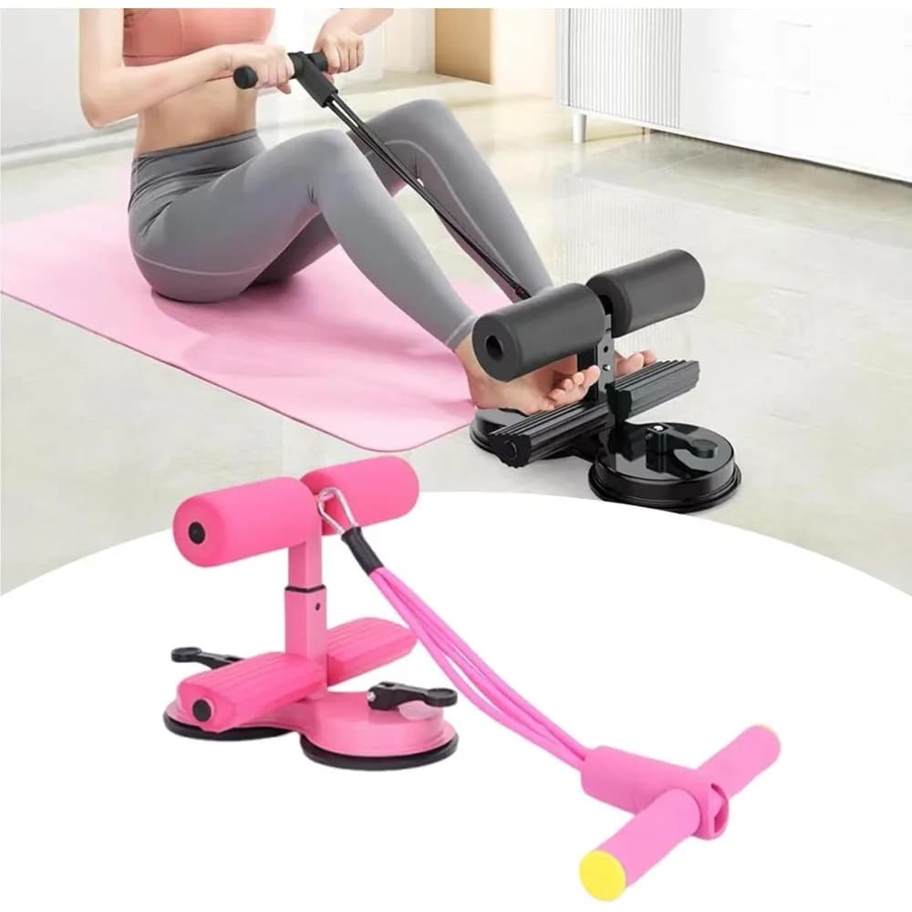 Sit Up Assist fitness equipment, multifunctional fitness device, Sit Up foot support with elastic suction cups and puls