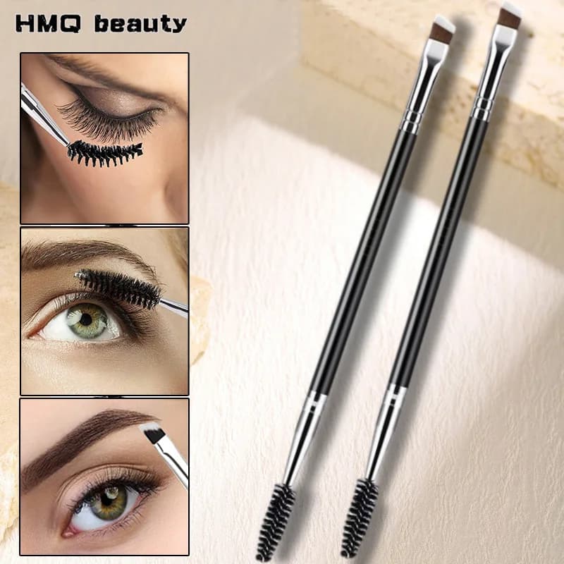10/5pcs Double-Head Eyebrow Brush Eyelash Comb Professional Makeup Brushes for Eye Brow Lash Extension Brush 2-in-1 Makeup Tools