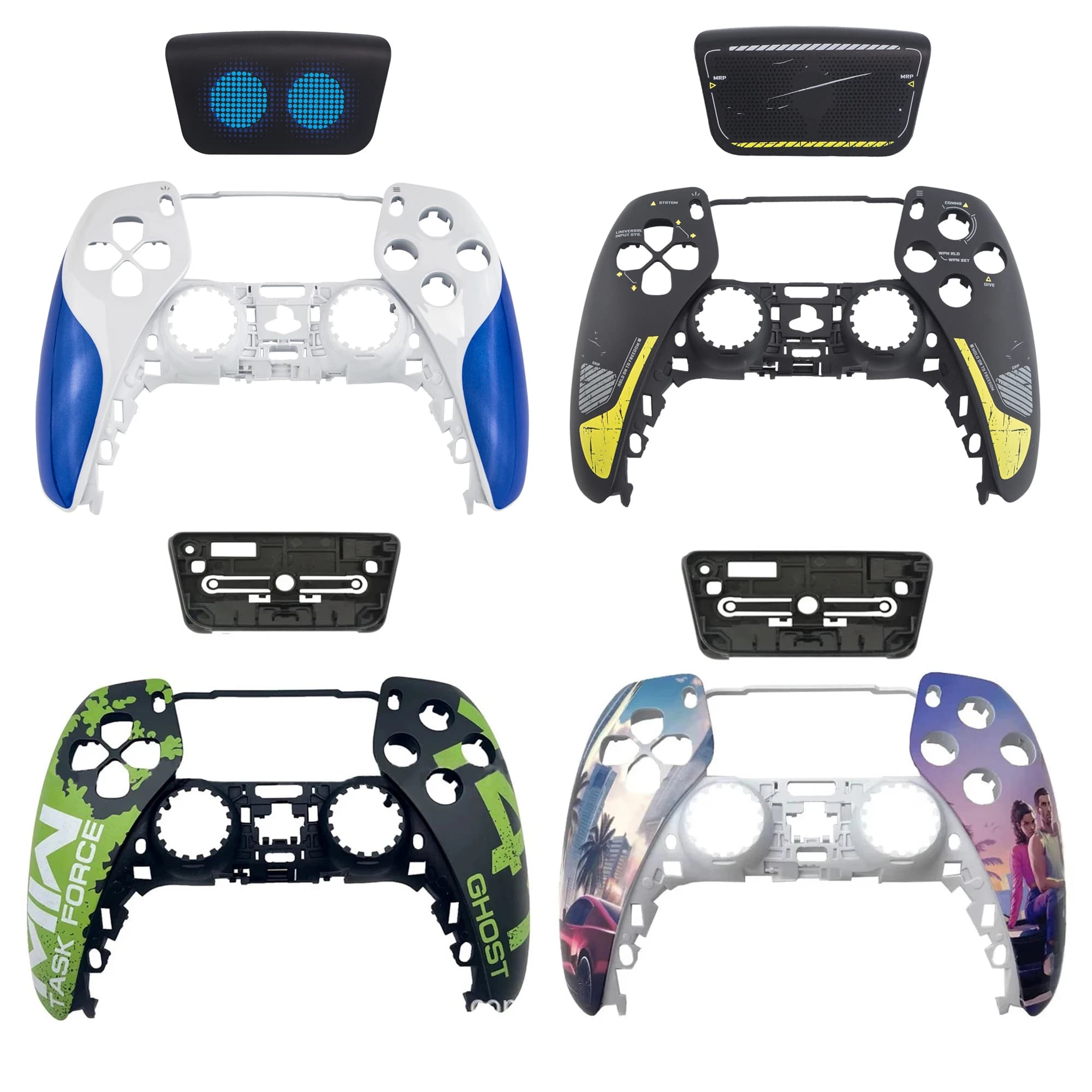Per controller PS5 Shell Sostituzione tematica in edizione limitata Touch Panel Protezione controller di gioco Accessori di ricambio