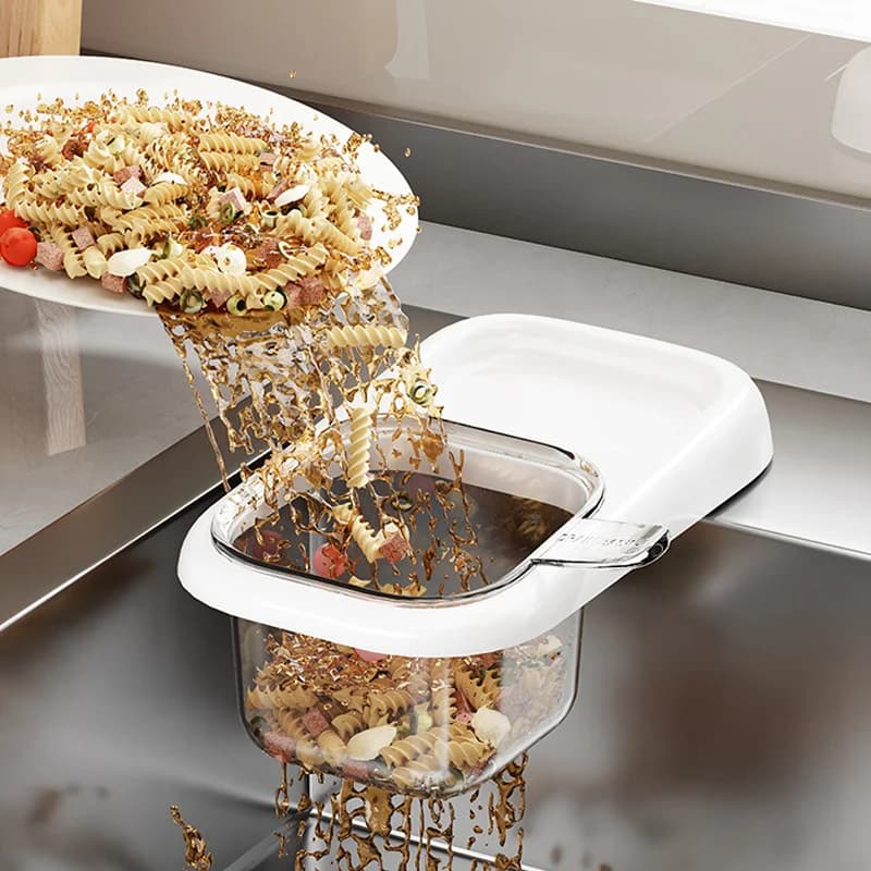 Cestello per lavello Cestello per scarico da cucina Cestello per asciugatura a maglia fine Filtro per raccolta alimenti Accessori per lavello per la prevenzione degli intasamenti dei rifiuti