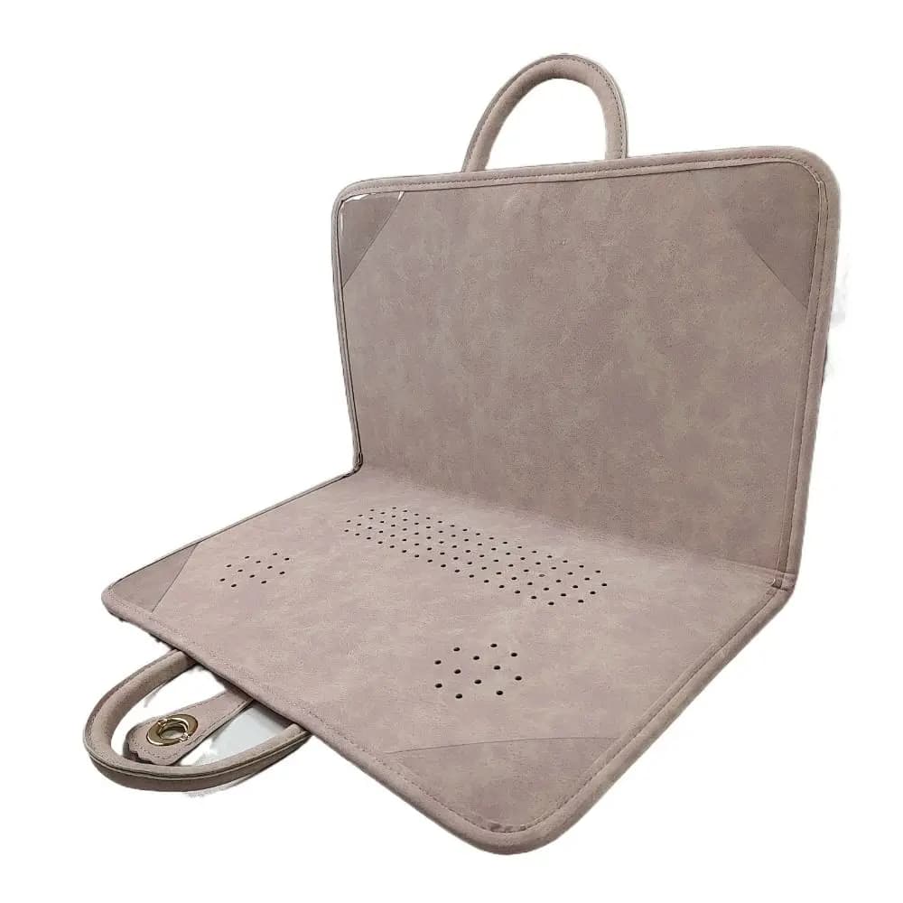 Custodia per Laptop in Pelle PU alla Moda Antiurto con Manico, Borsa Protettiva per Computer da 14, 15.6, 16 Pollici