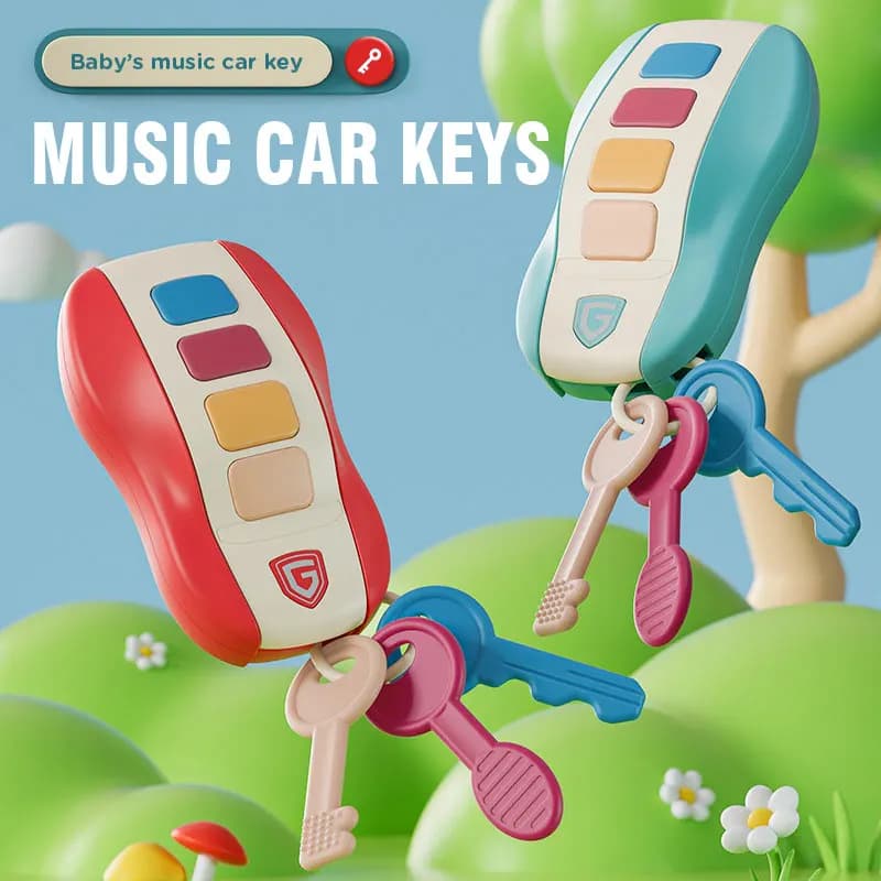 Giocattoli per bambini Giocattoli musicali per chiavi per auto voci remote intelligenti Fai finta di giocare a giocattoli educativi Regali per bambini Piccoli