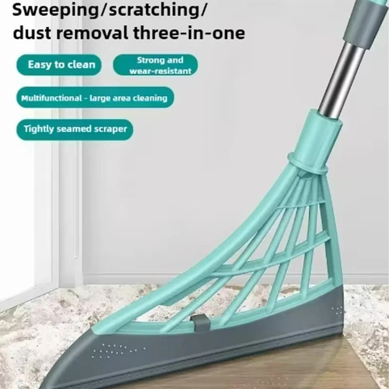 1Pcs Silicone Magic Broom Floor Squeegee Wiper Non Stick Hair Cleaning Tool Bathroom Toilet Home Dust Sweeper Mop Brush