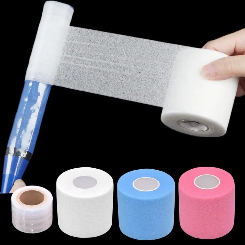 Pre-Wrap Sports Equipment Tape Tape, Shock Absorber Tape, Anti-slip Wrap for Tennis and Badminton