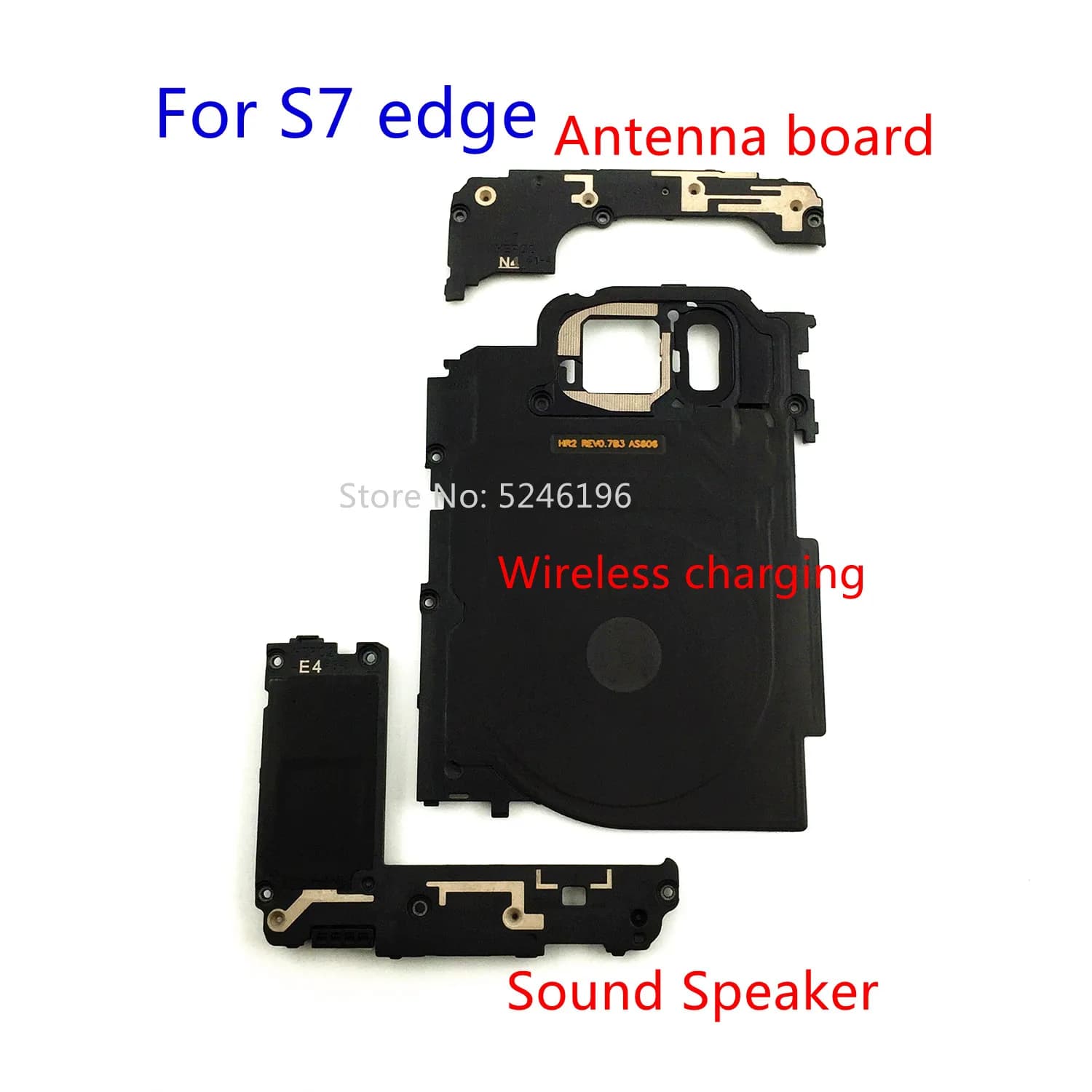 1pcs Wireless charging board NFC Signal Antenna Cover Bottom Sound Speaker For Samsung Galaxy S7 edge G935F G935 Replace Part.