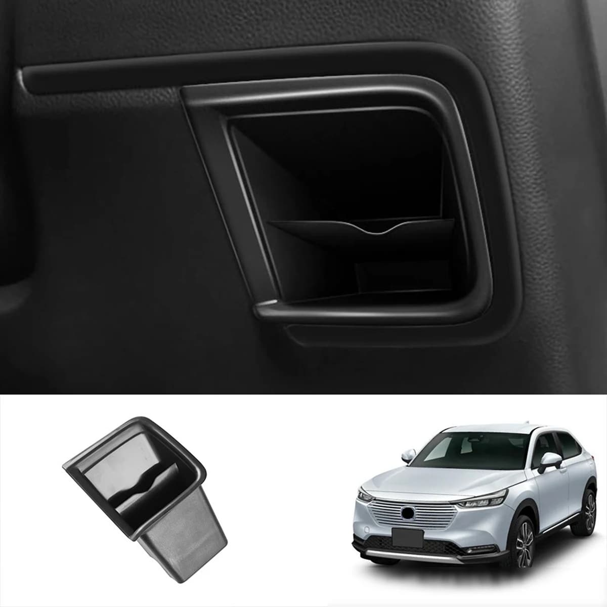 Scatola di immagazzinaggio salda per Honda Vezel HR-V HRV 2021 2022 Sedile conducente Organizer Vassoio Accessori interni auto