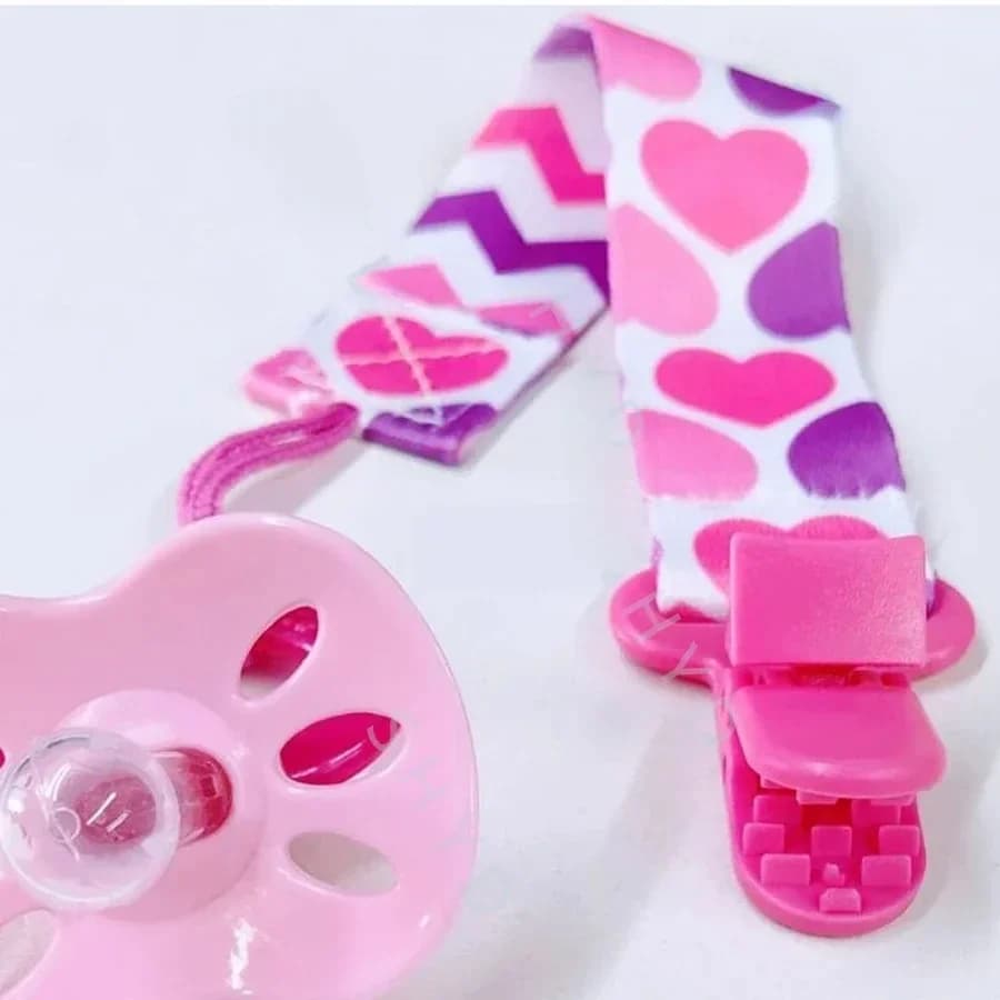 4/1pcs Baby Cartoon Pacifier Clips Chains Ribbon Soother Chains Anti-drop Buckle Strap for Pacifier Baby Feeding Gift