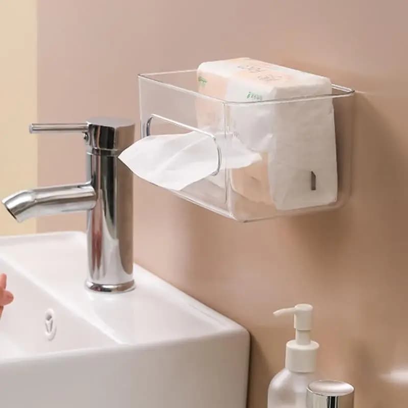 Q39B Transfue Tissue Conteiner Hold Roll Paper Texue Box Rack per casa igienica