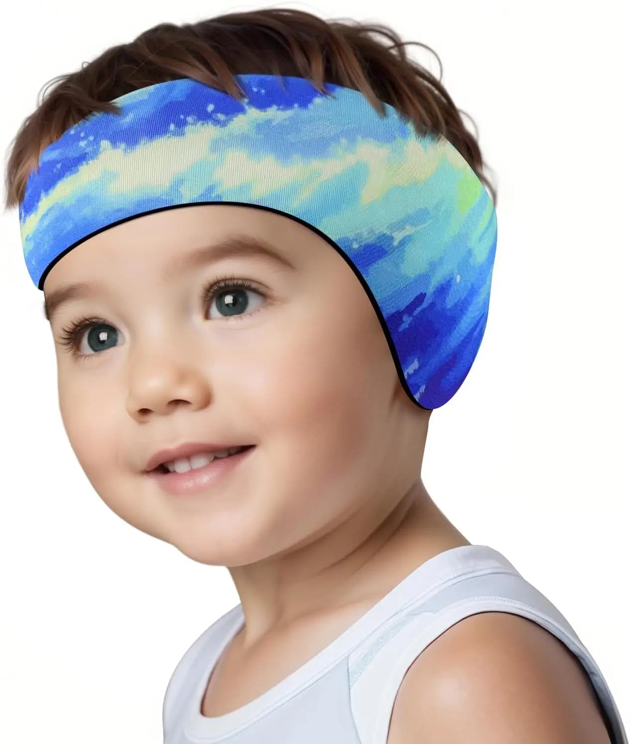 HeySplash Swim Band Elastic Neoprene Elastic Swim Ear Guard Ear Band Swimming Protection for Kids Adults