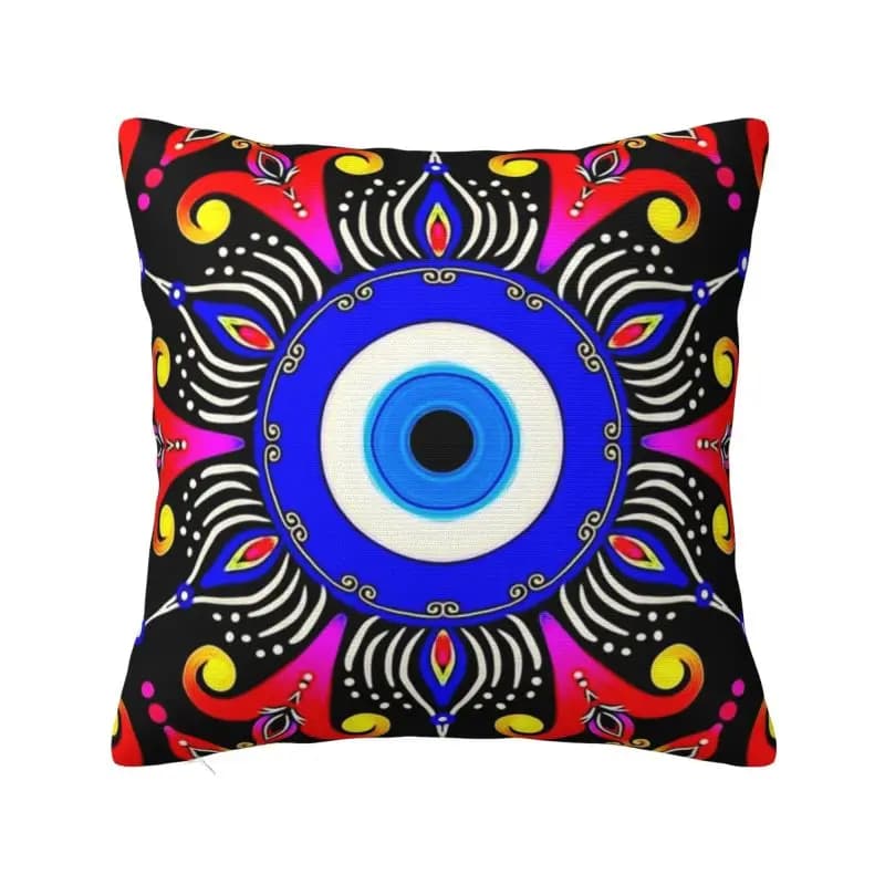 Mediterranean custom luxury pillow lining Decorative home cushions with Turkish amulet for sofa