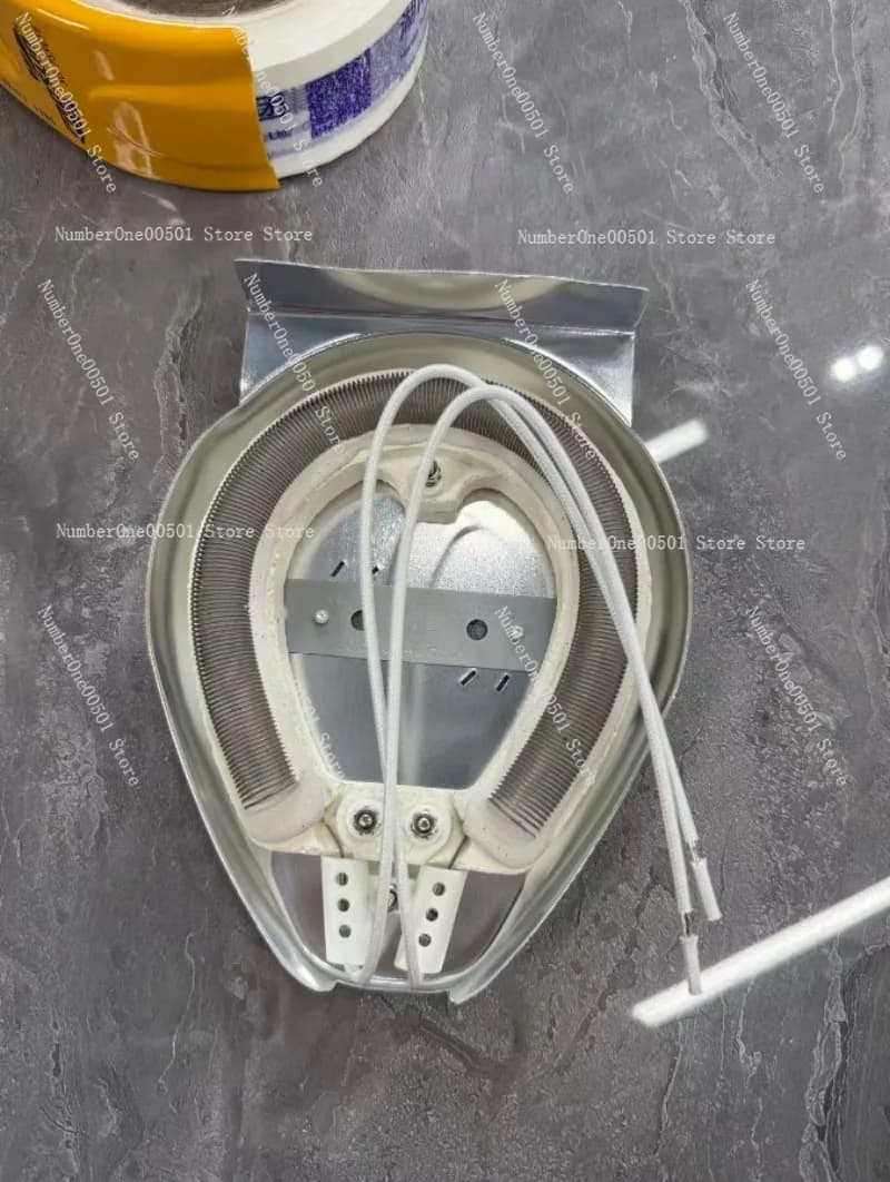 Piccola piastra riscaldante solare a forma di U, piastra riscaldante in nichel-cromo per forno elettrico, tubo in ceramica per ventilatore elettrico 1000W