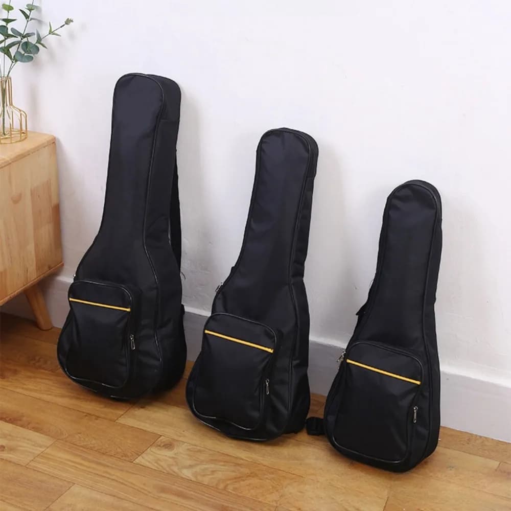 21/23/26 Inch Ukulele Backpack Adjustable Straps Sponge Padded Mini Guitar Bag Waterproof Oxford Fabric Instrument Bag