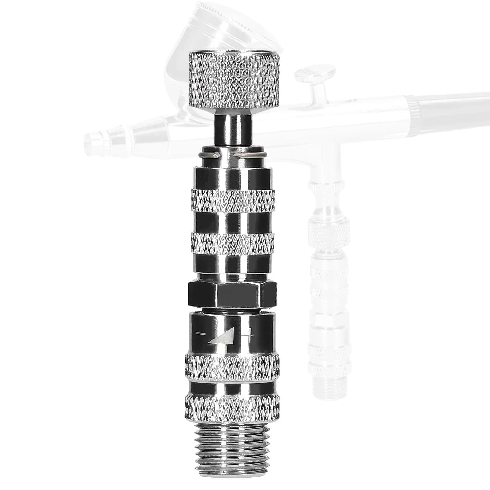 Accoppiatore a sgancio rapido con interfaccia T119 1/8 con funzione di controllo della pressione dell'aria Connettore con blocco a molla per aerografo Accessori per aerografo