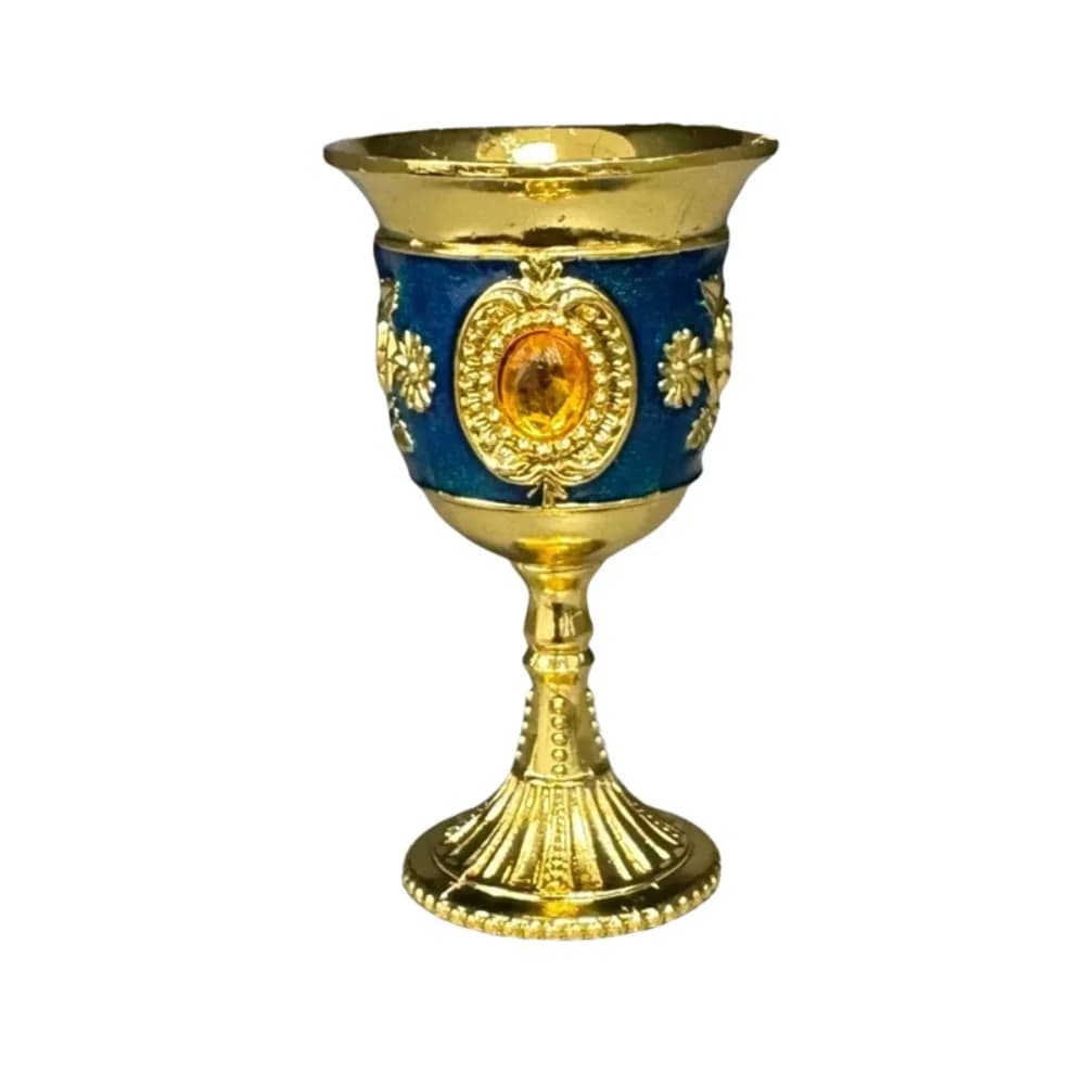Elegante Calice Vintage Medievale con Rose in Rilievo, Bicchiere Antirottura per Liquori, Piccola Tazza in Lega di Zinco, Regalo