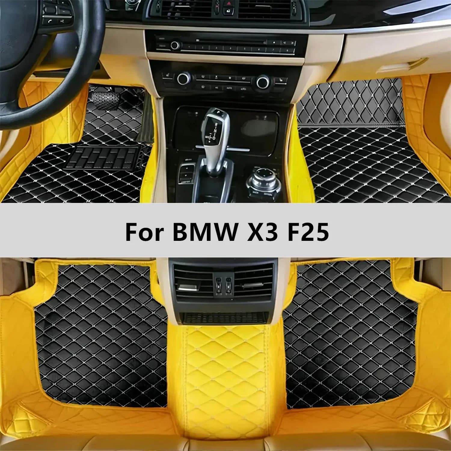 Tappetini auto personalizzati per BMW X3 F25 2011 2012 2013 2014 2015 Tappetino per auto Accessori per interni uomo donna