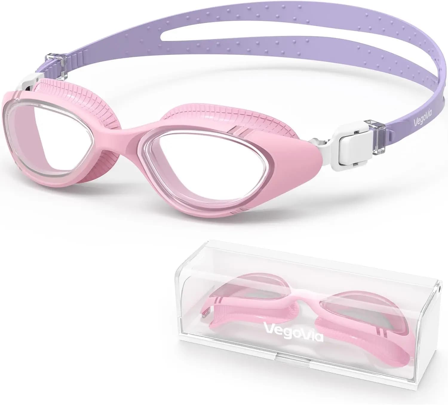 Swimwear for men and women, swimming glasses with UV protection and housing