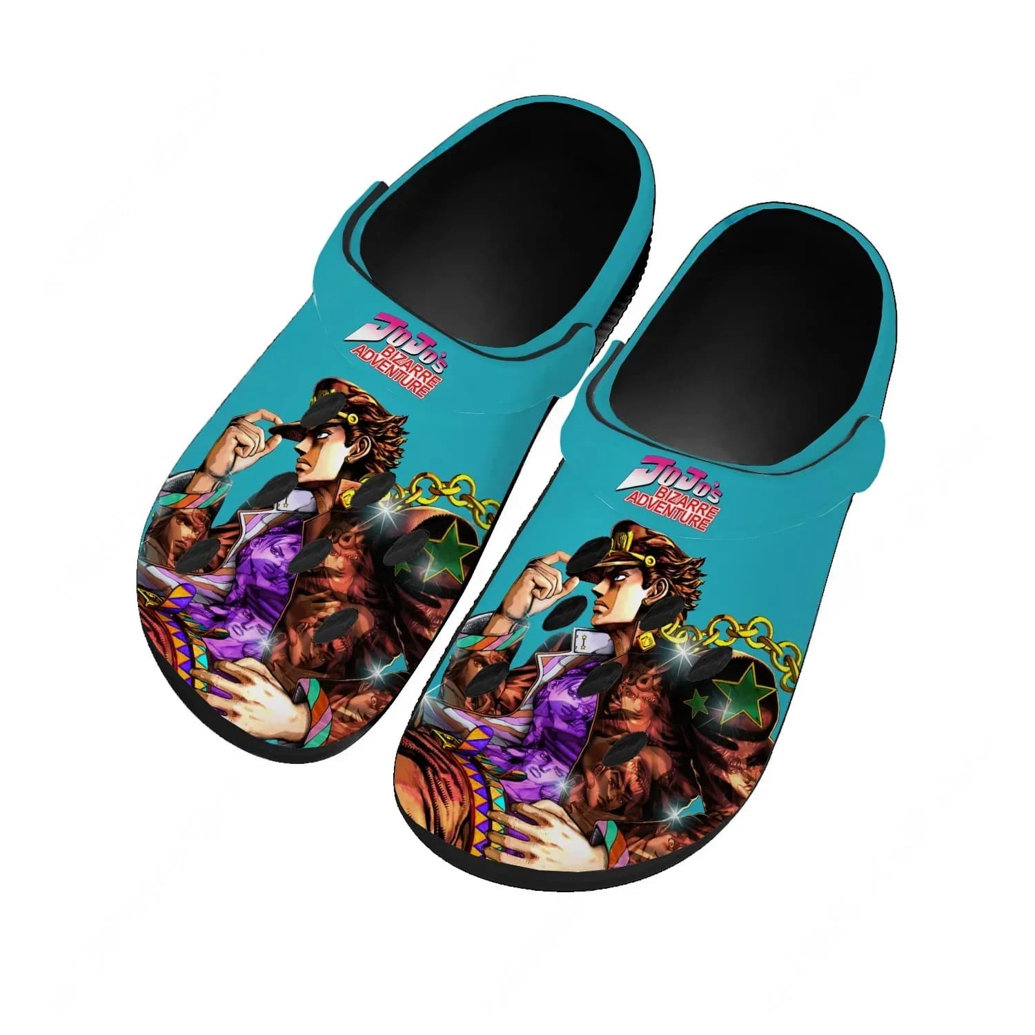 Sandali Personalizzati Jojo's Bizarre Adventure per Donna e Ragazza, Scarpe da Acqua alla Moda, Ciabatte Traspiranti e Comode da Giardino e Spiaggia