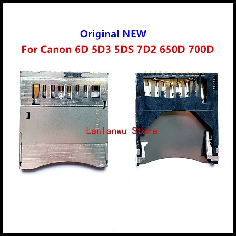 NUOVO originale Per Canon 6D 5D3 5DS 7D2 650D 700D Lettore di Schede di Memoria SD Connettore Slot Holder 5DIII 5DM3 7DII 7DM2 5D III 7D II