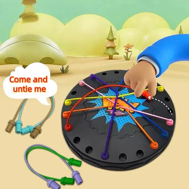 Nuovo Gioco Rompi-Nodi 2025: Sfida di Logica e Decodifica per Bambini - Giocattolo Educativo per lo Sviluppo della Logica