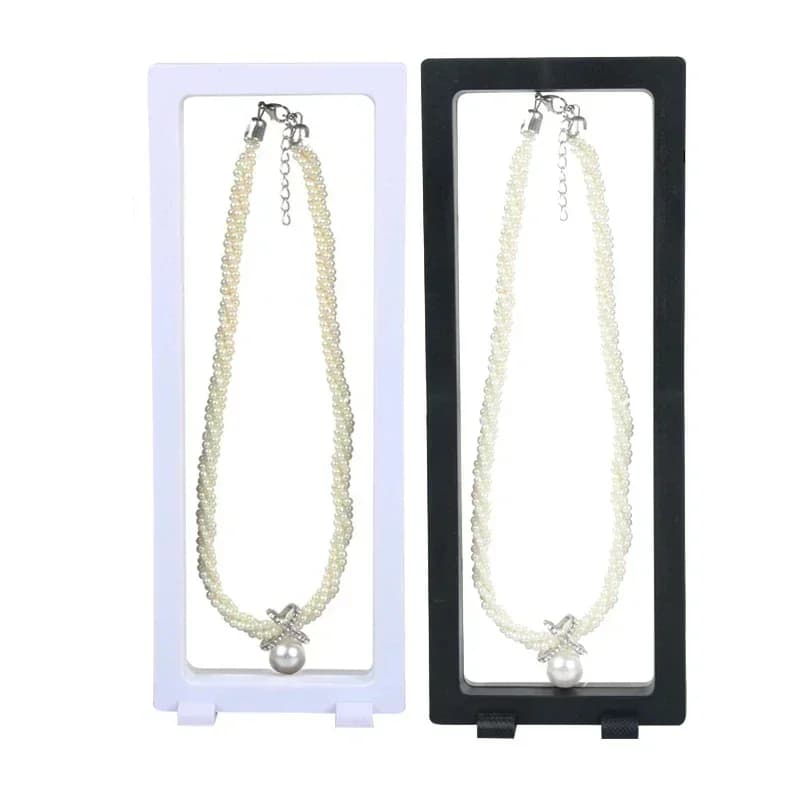 Exhibitor for thick jewelry, pearl necklace, banknote holder, photo frame, 3D case
