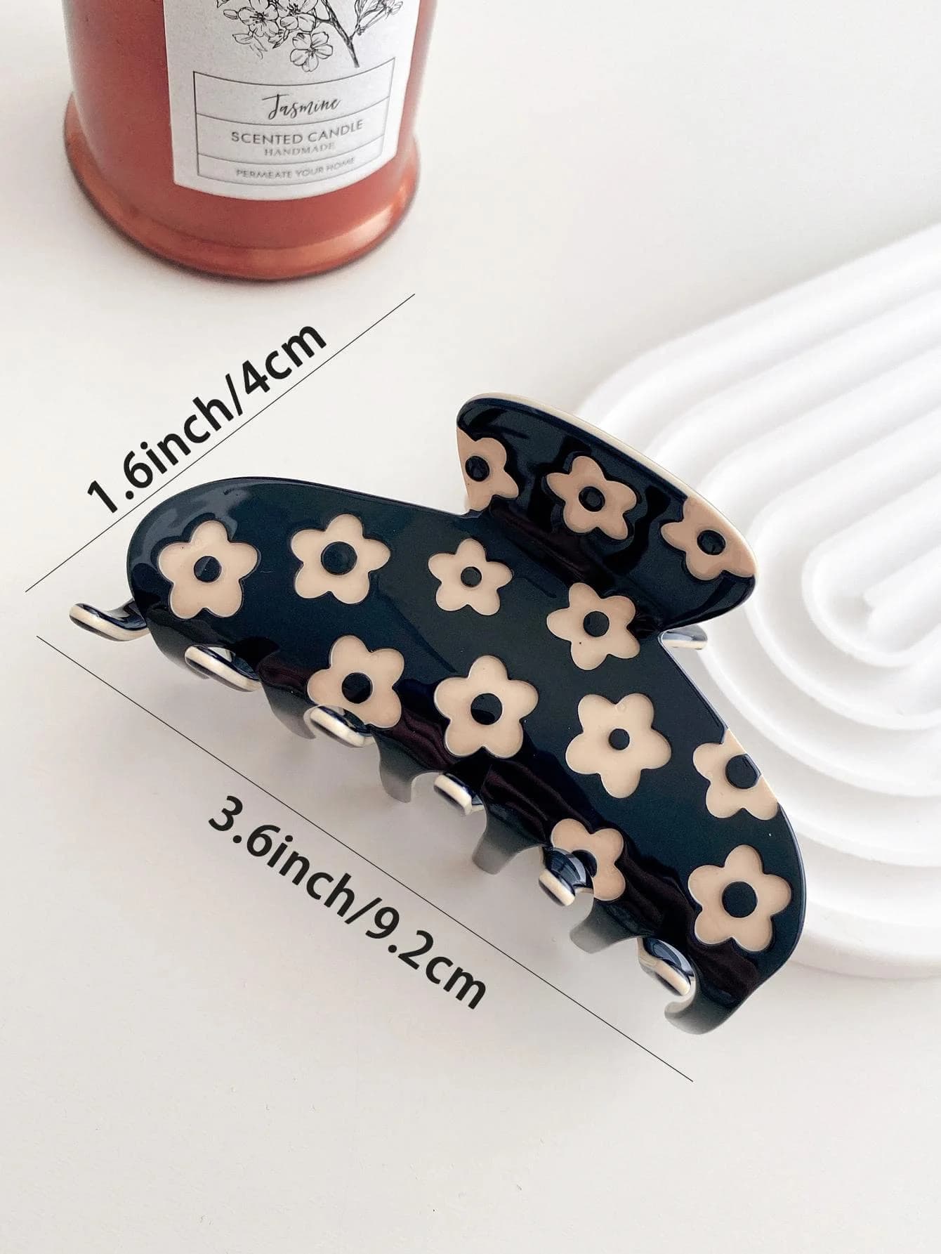 Fermaglio per capelli con motivo floreale da donna, accessorio per capelli alla moda per adulti